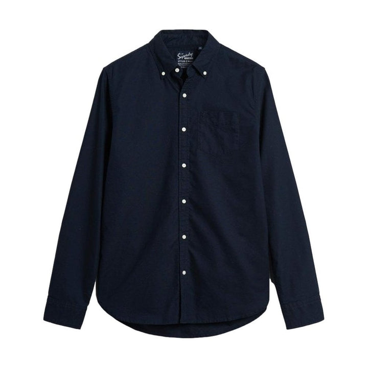 Superdry Organic Cotton Long Sleeve Oxford Shirt