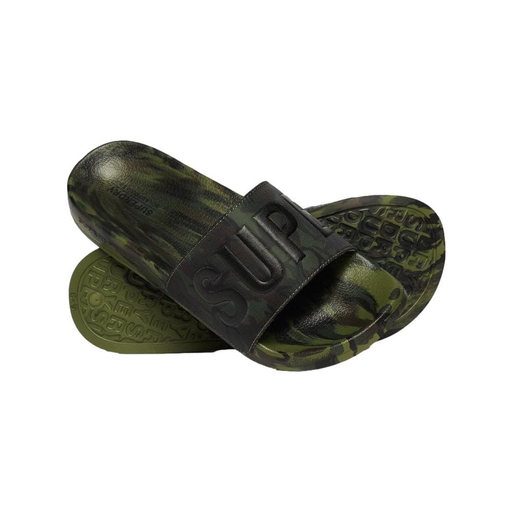 Superdry Vegan Camo Pool Slides