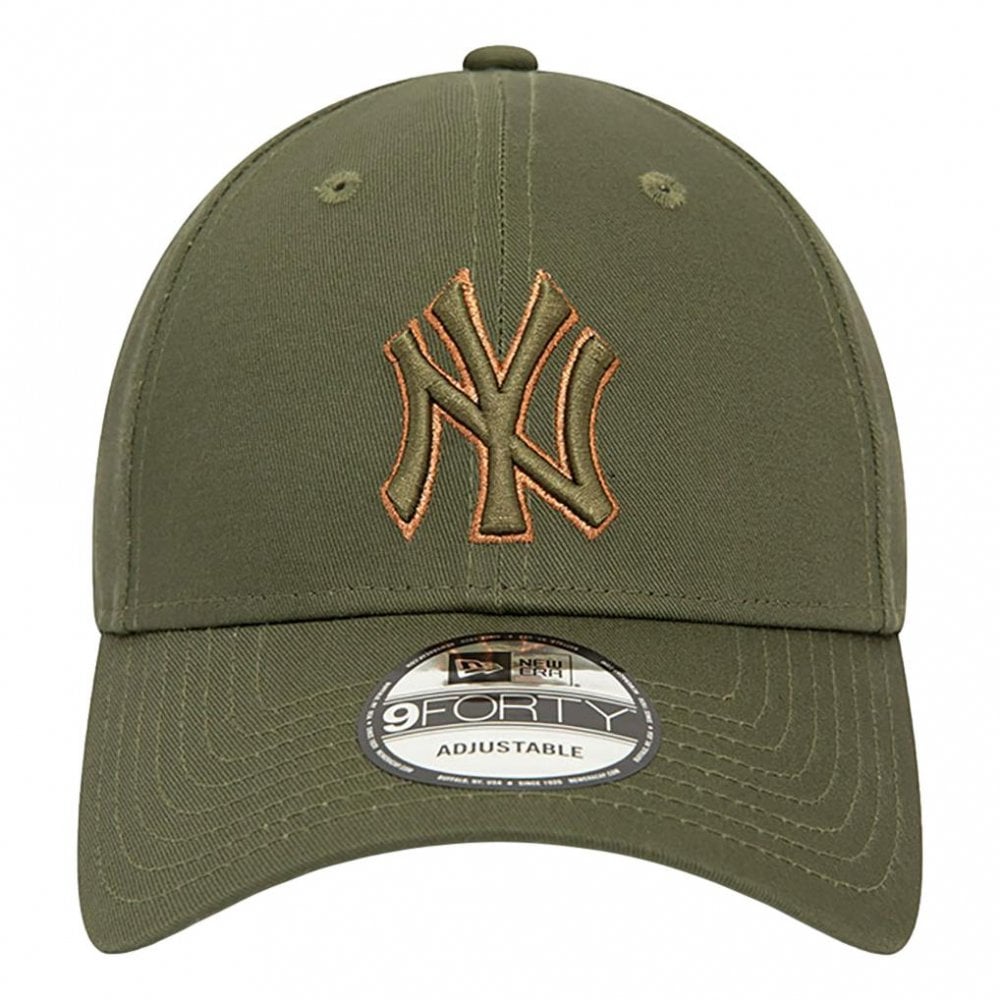 New Era NY Yankees Metallic Outline 9 Forty Adjustable Cap