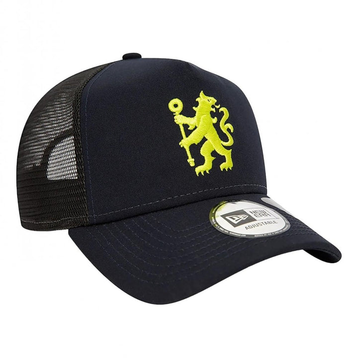 New Era Chelsea Lion Crest Seasonal Pop Repreve E-Frame Trucker Cap