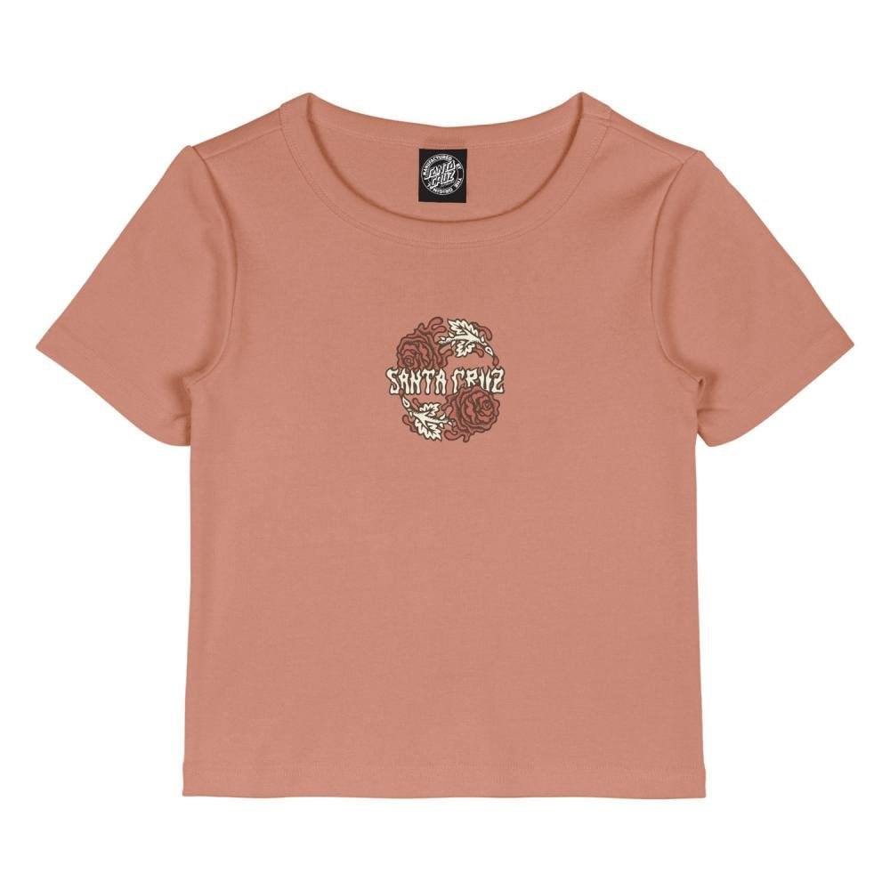 Santa Cruz Dressen Rose Crew Two Fron T-Shirt