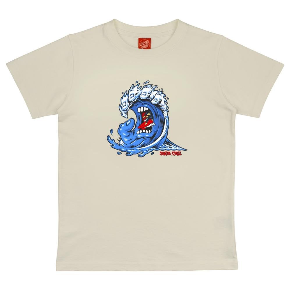 Santa Cruz Youth Screaming Wave Front T-Shirt