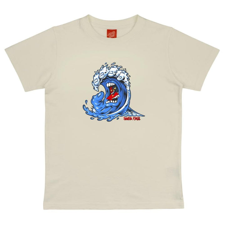 Santa Cruz Youth Screaming Wave Front T-Shirt