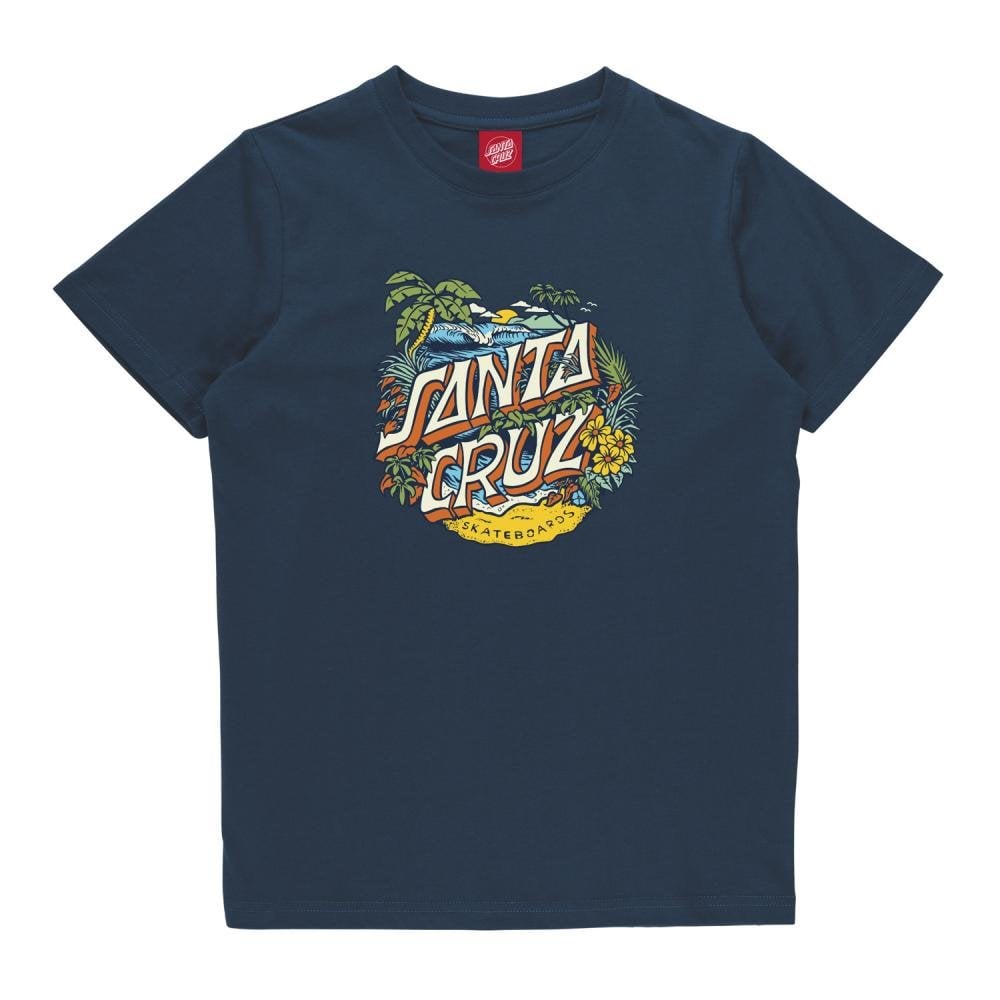 Santa Cruz Youth Aloha Dot Front T-Shirt