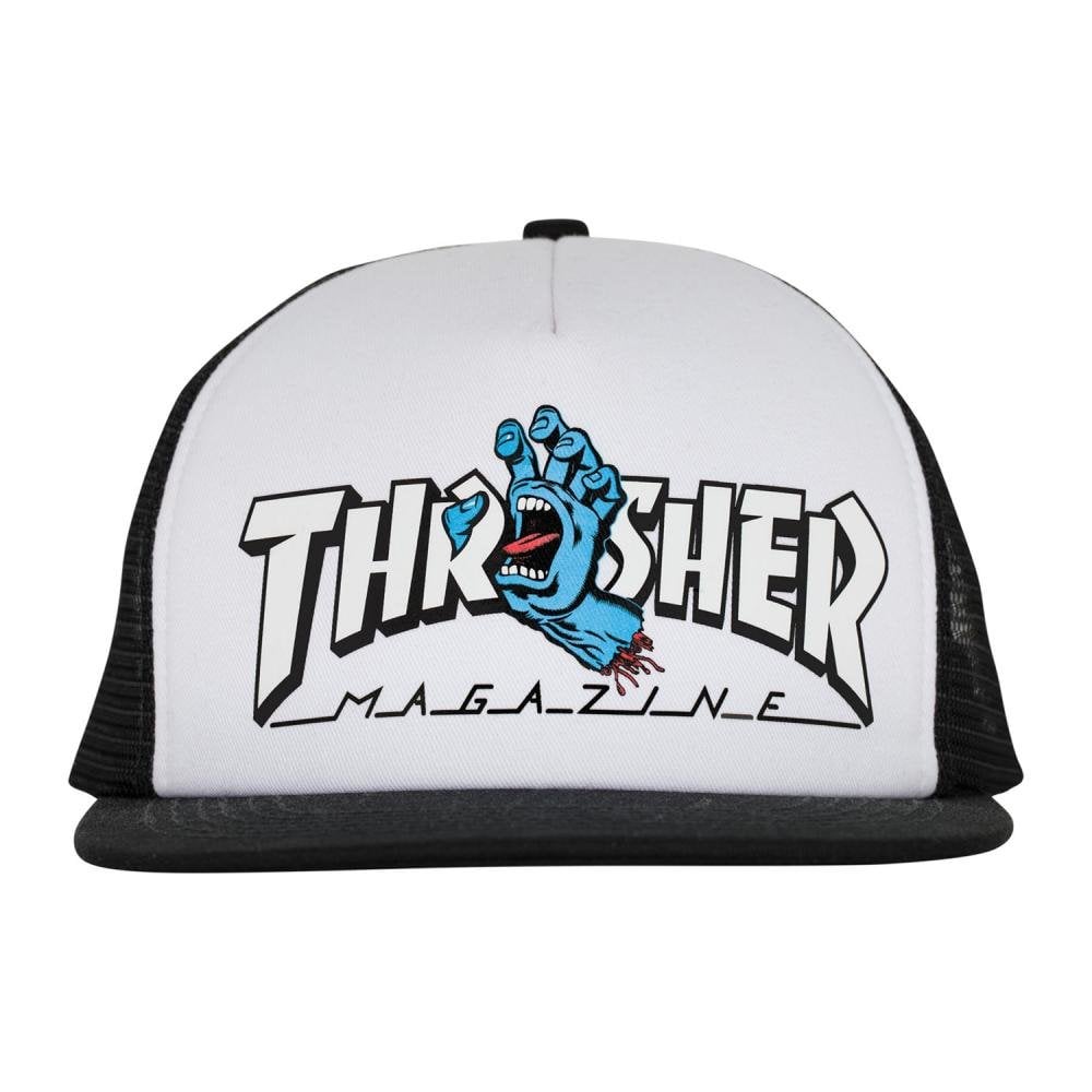 Santa Cruz x Thrasher Screaming Logo Trucker Cap