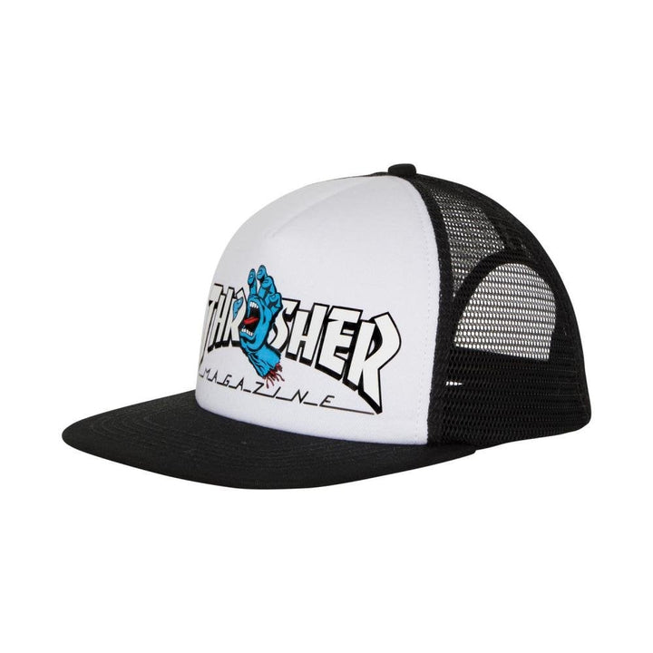 Santa Cruz x Thrasher Screaming Logo Trucker Cap