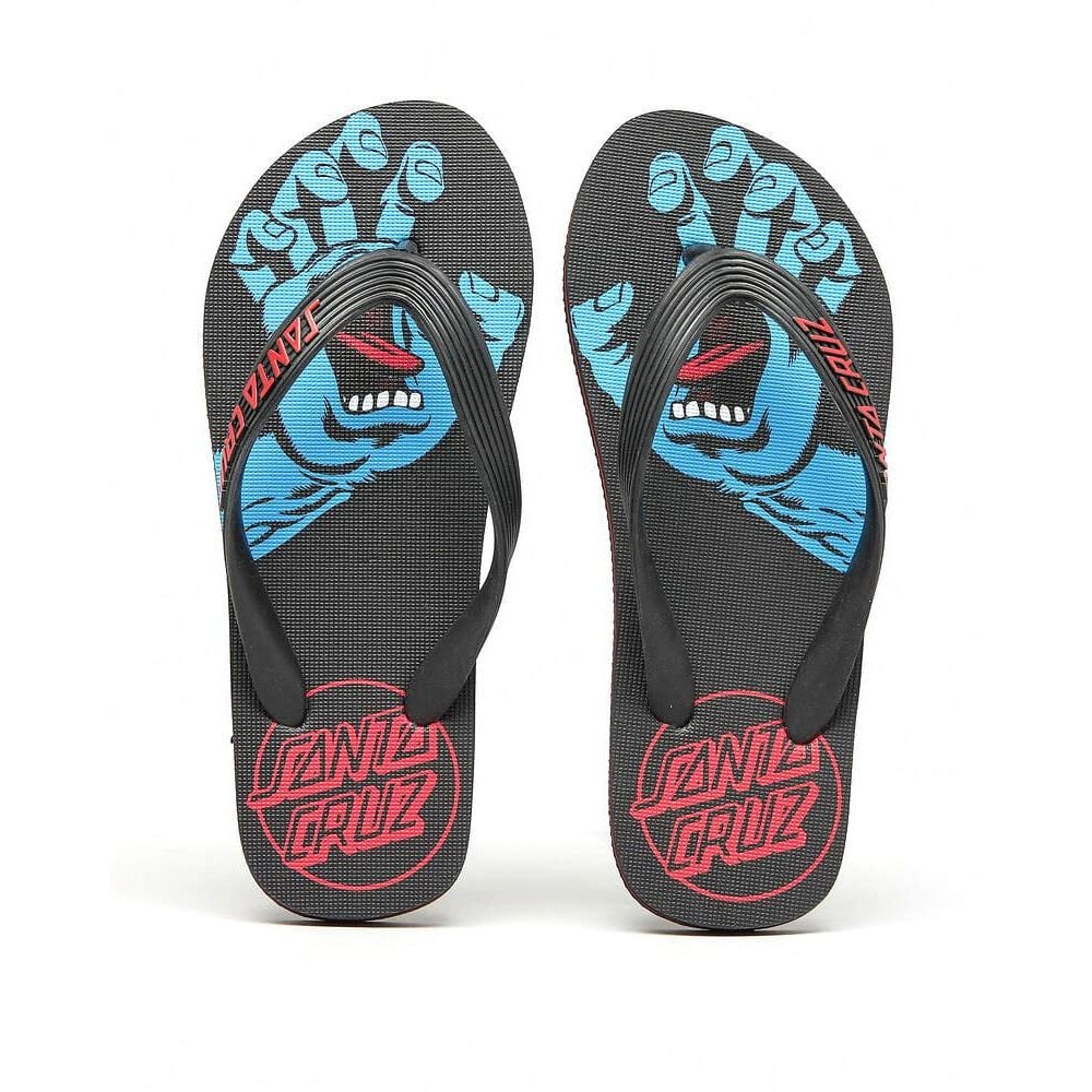 Santa Cruz Youth Screaming Hand Flip Flops