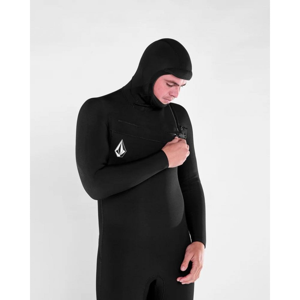Volcom 4/3MM Hooded Chest Zip Wetsuit