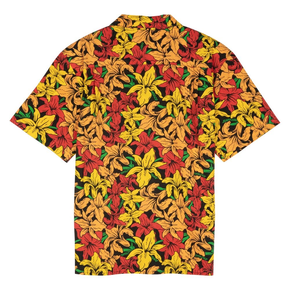 Santa Cruz Wooten Flowers Short Sleeved Shirt