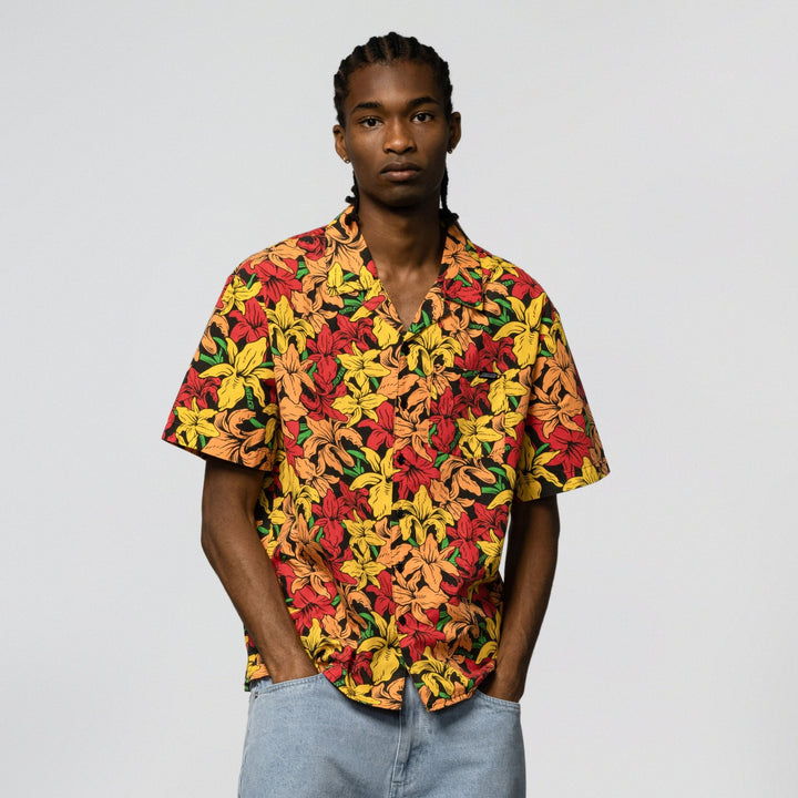 Santa Cruz Wooten Flowers Short Sleeved Shirt