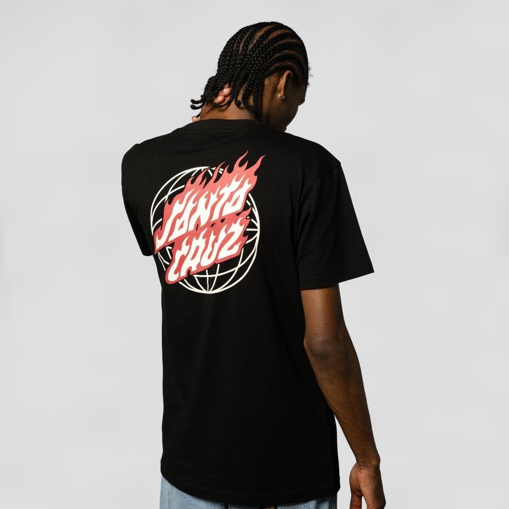 Santa Cruz Global Flame Dot T-Shirt