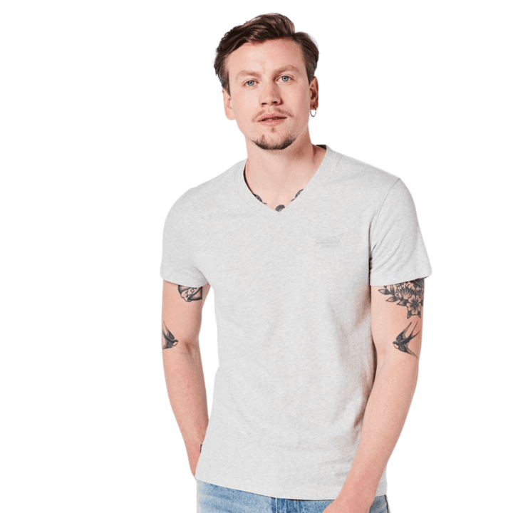Superdry Organic Cotton Vintage Logo V-Neck T-Shirt