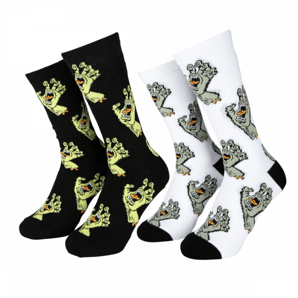 Santa Cruz Multi Hand 2 Pack Socks