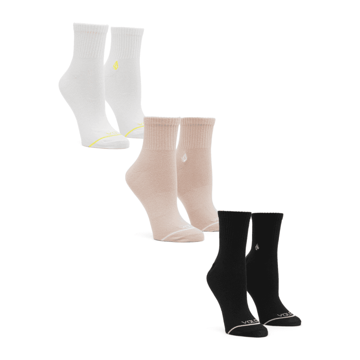 Volcom The New Crew 3 Pack Socks
