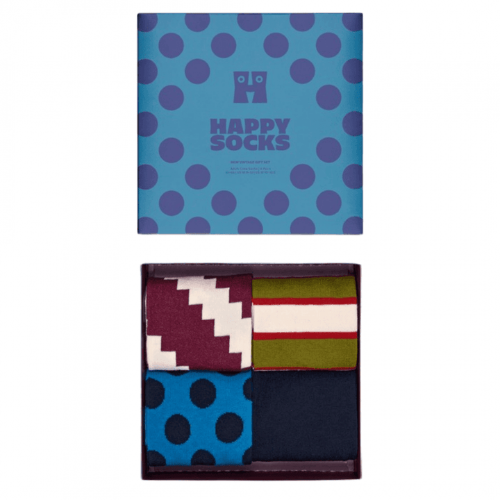 Happy Socks 4-Pack New Vintage Gift Set