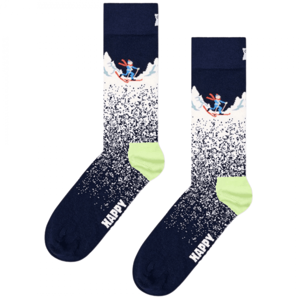 Happy Socks 2-Pack Skiing Chalet Gift Set