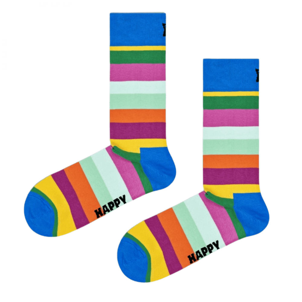Happy Socks 2-Pack Christmas Cracker Candy Cane Gift Box