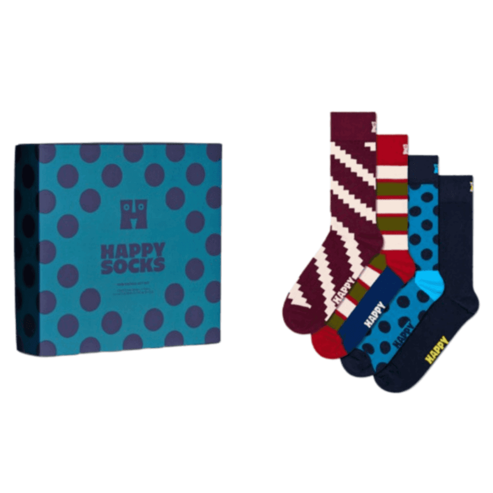 Happy Socks 4-Pack New Vintage Gift Set