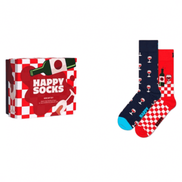 Happy Socks 2-Pack Wine Gift Set