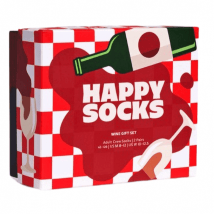 Happy Socks 2-Pack Wine Gift Set
