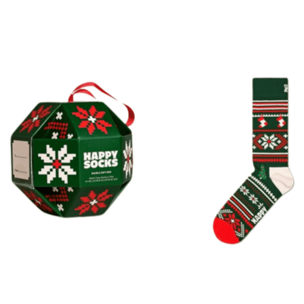 Happy Socks 1-Pack Snowflake Gift Set