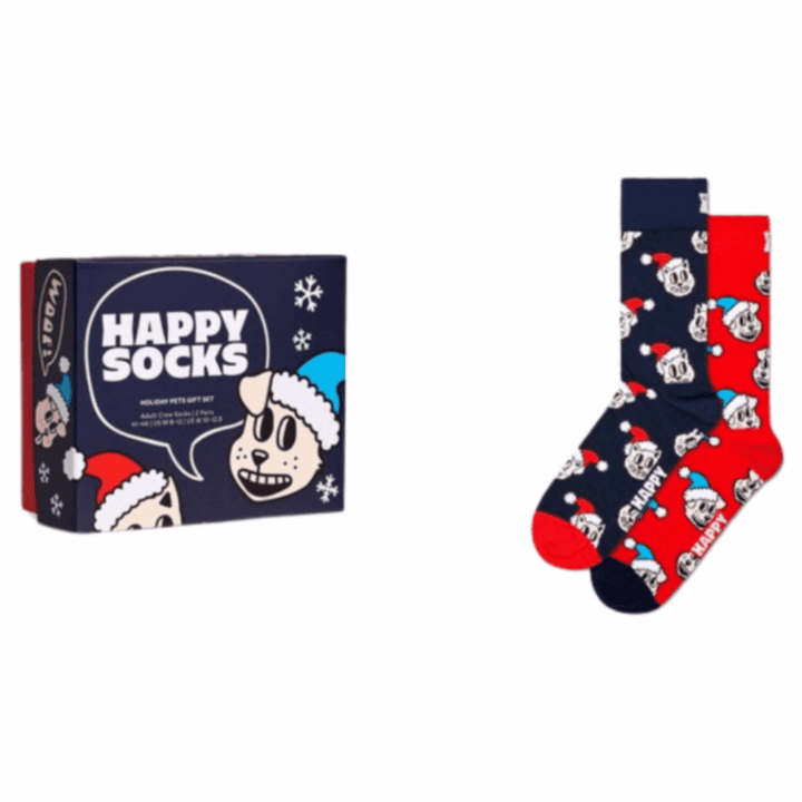 Happy Socks 2-Pack Holiday Cat &amp; Dog Gift Set
