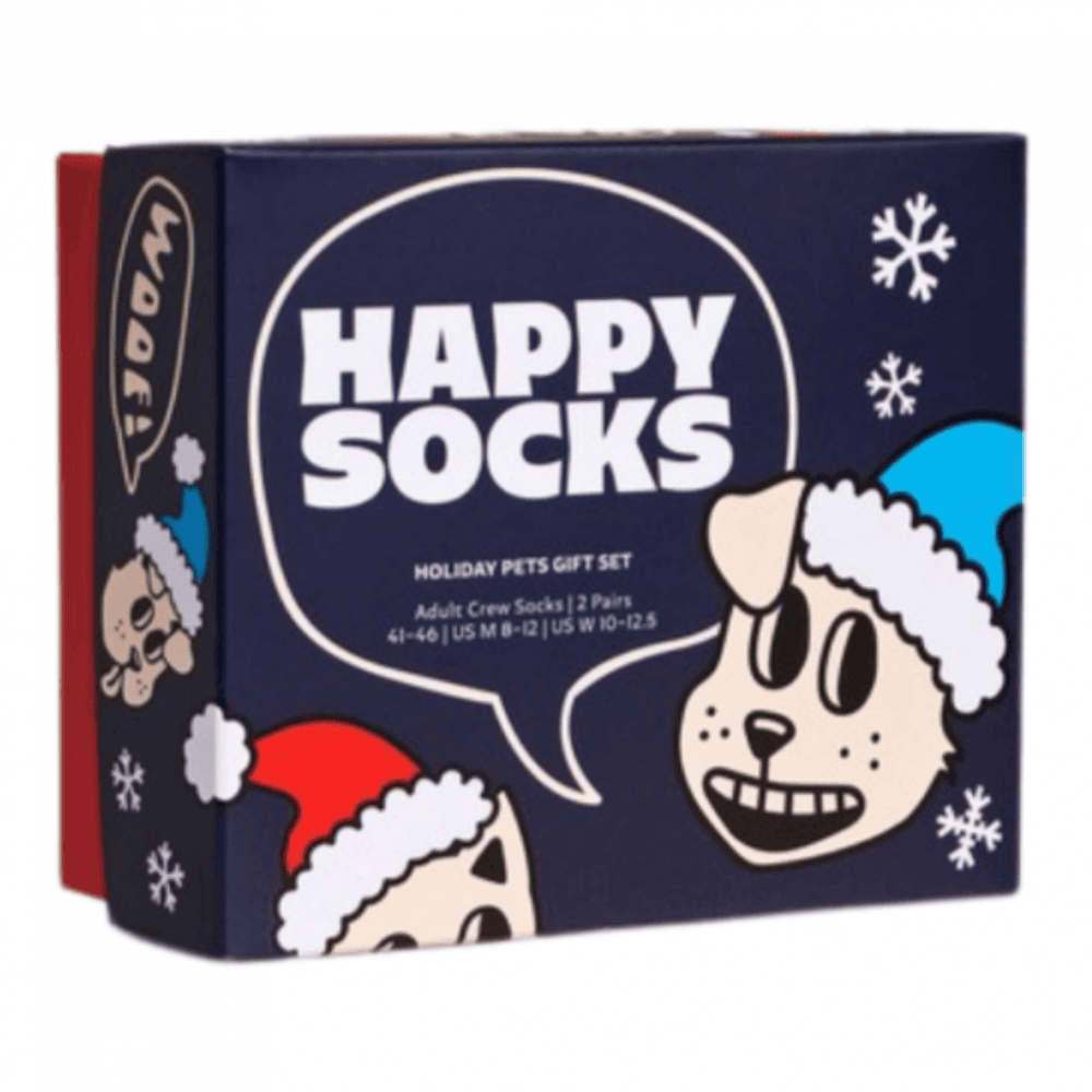 Happy Socks 2-Pack Holiday Cat &amp; Dog Gift Set