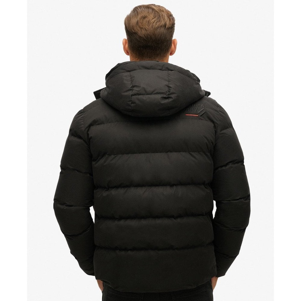 Superdry Hooded Microfibre Sports Puffer Jacket