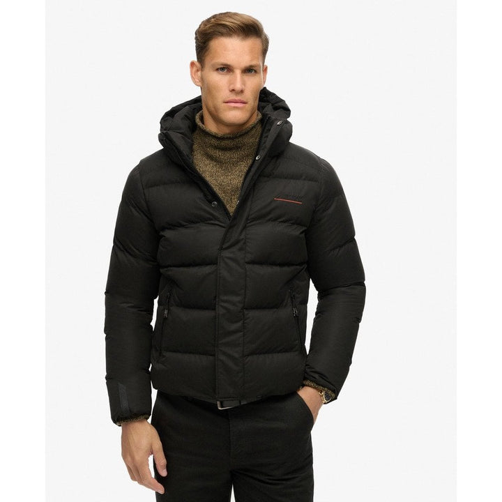 Superdry Hooded Microfibre Sports Puffer Jacket