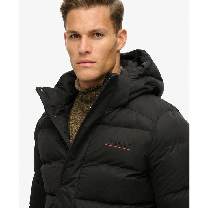 Superdry Hooded Microfibre Sports Puffer Jacket