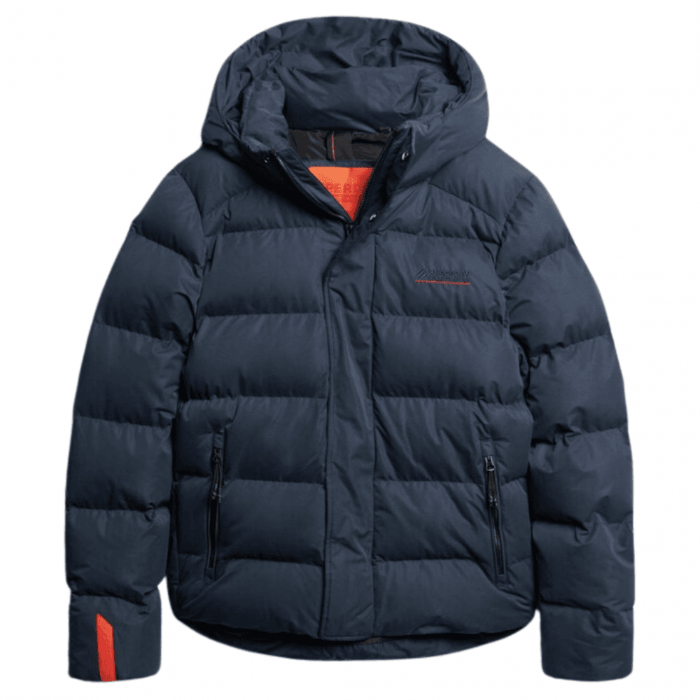 Superdry Hooded Microfibre Sports Puffer Jacket