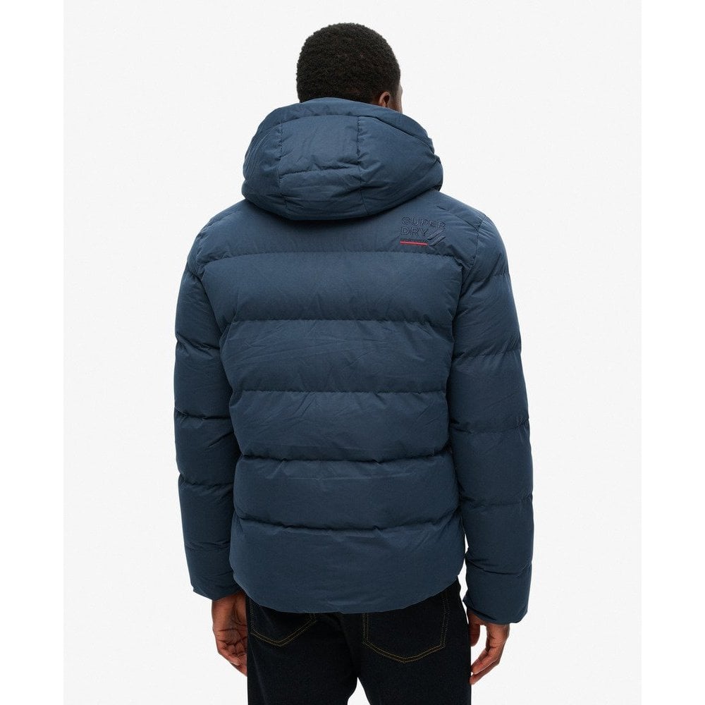 Superdry Hooded Microfibre Sports Puffer Jacket