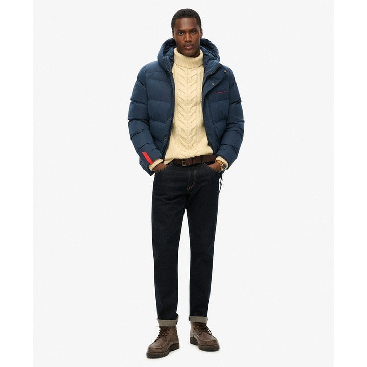 Superdry Hooded Microfibre Sports Puffer Jacket