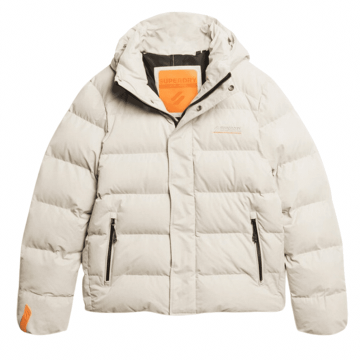 Superdry Hooded Microfibre Sports Puffer Jacket
