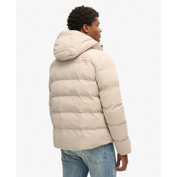 Superdry Hooded Microfibre Sports Puffer Jacket