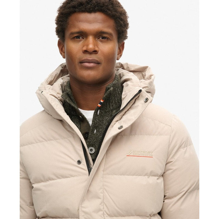 Superdry Hooded Microfibre Sports Puffer Jacket