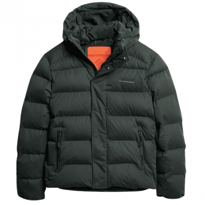 Superdry Hooded Microfibre Sports Puffer Jacket