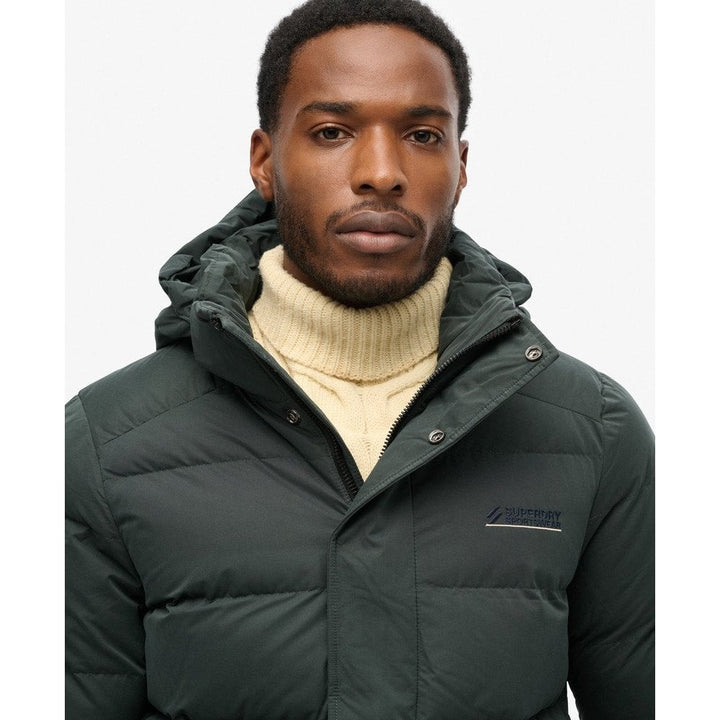 Superdry Hooded Microfibre Sports Puffer Jacket