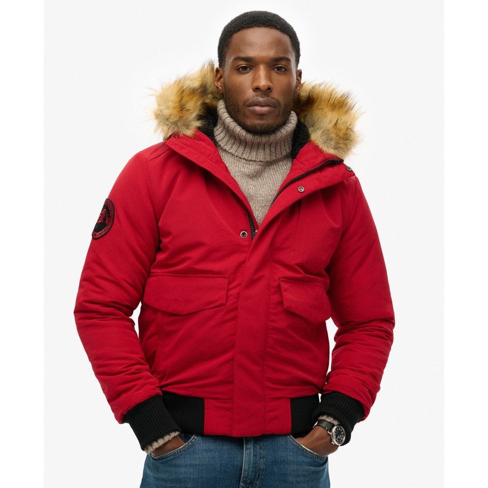 Superdry Hooded Everest Puffer Bomber Jacket