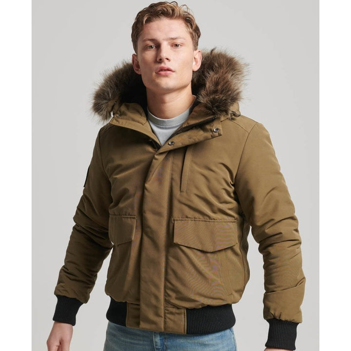 Superdry Hooded Everest Puffer Bomber Jacket