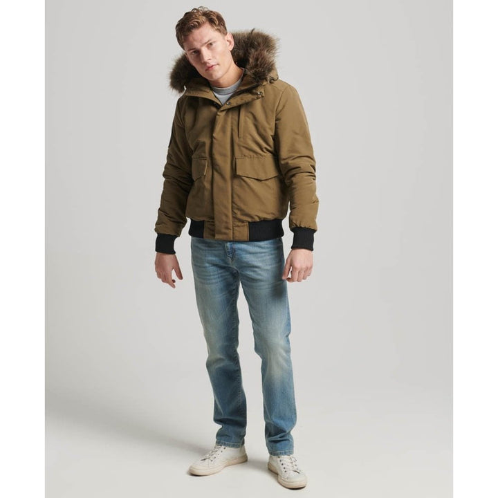 Superdry Hooded Everest Puffer Bomber Jacket