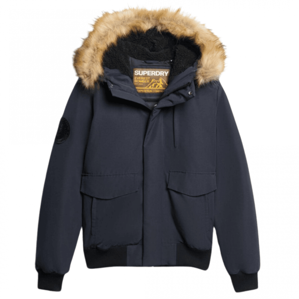 Superdry Hooded Everest Puffer Bomber Jacket