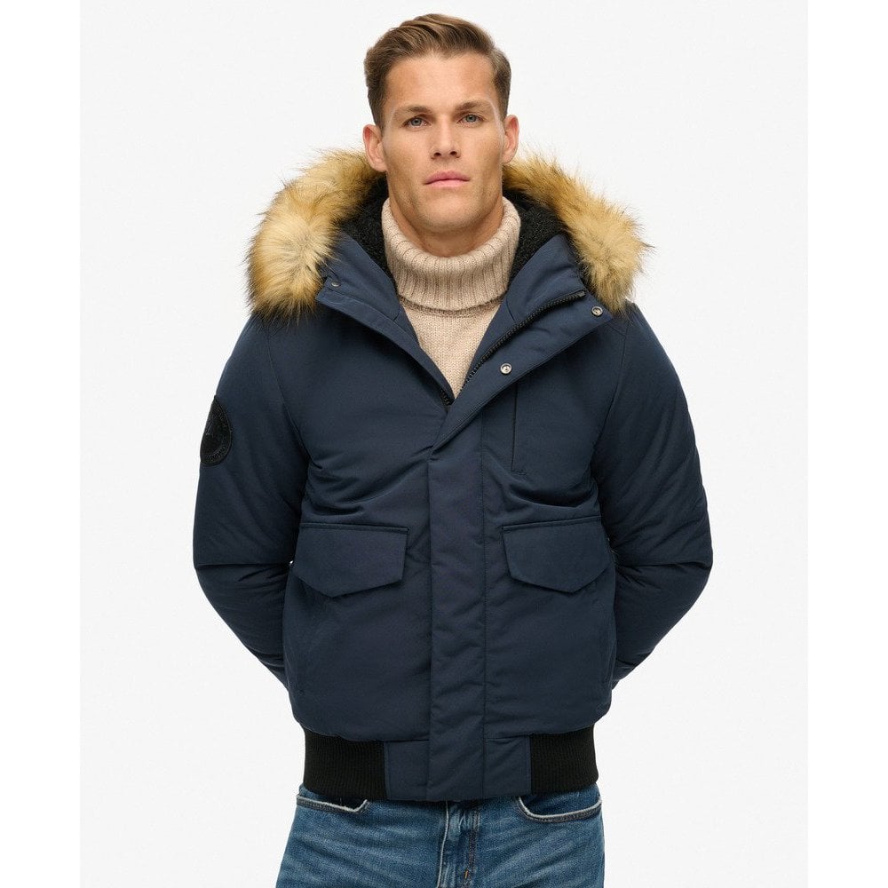 Superdry Hooded Everest Puffer Bomber Jacket