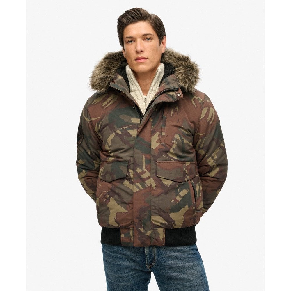 Superdry Hooded Everest Puffer Bomber Jacket
