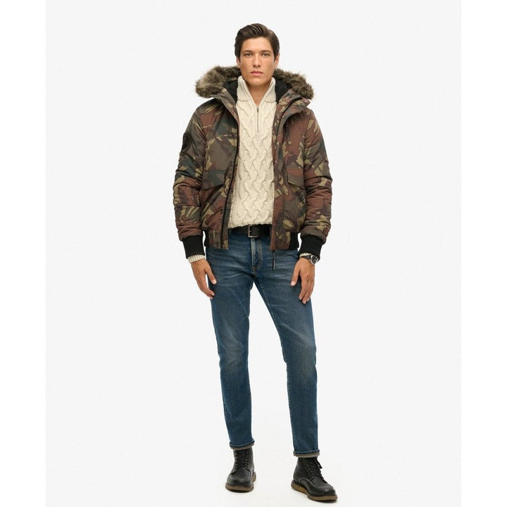 Superdry Hooded Everest Puffer Bomber Jacket