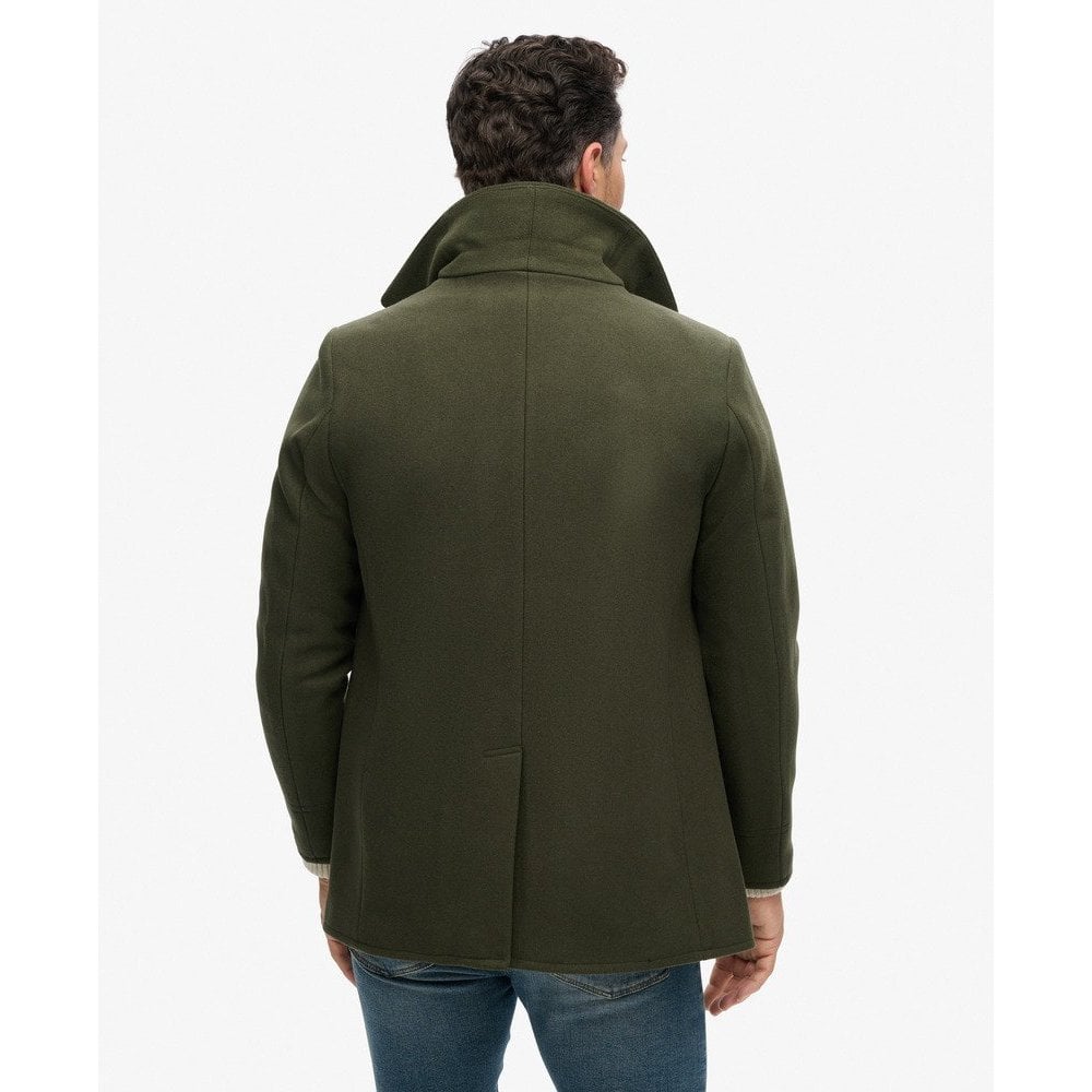 Superdry The Merchant Store Wool Pea Coat