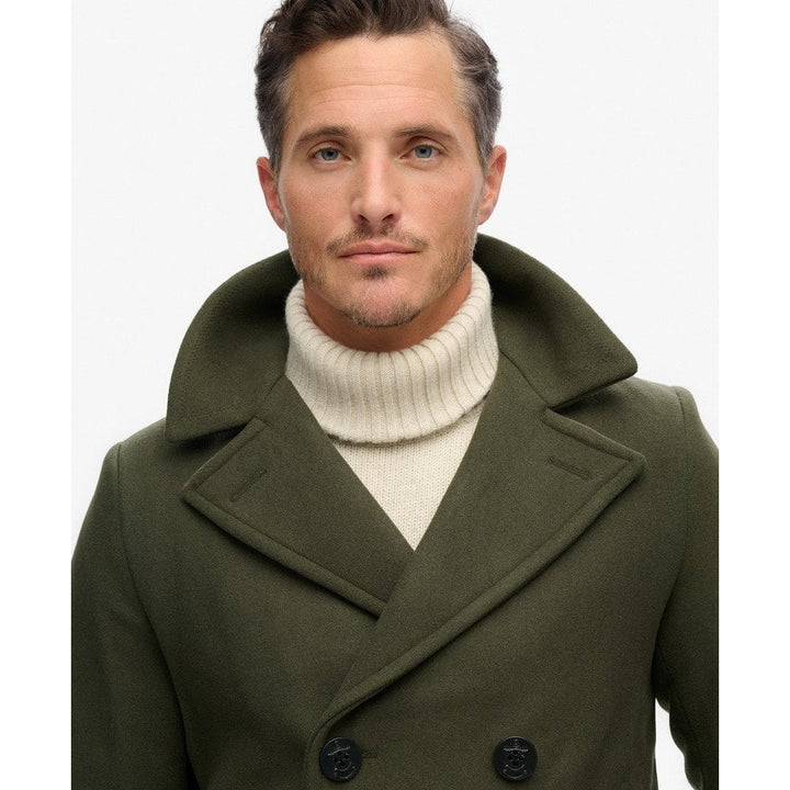 Superdry The Merchant Store Wool Pea Coat