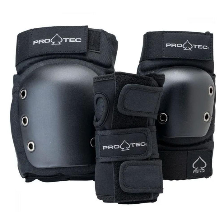 Pro-Tec Adult Street 3 Pack Open Back Pad Set
