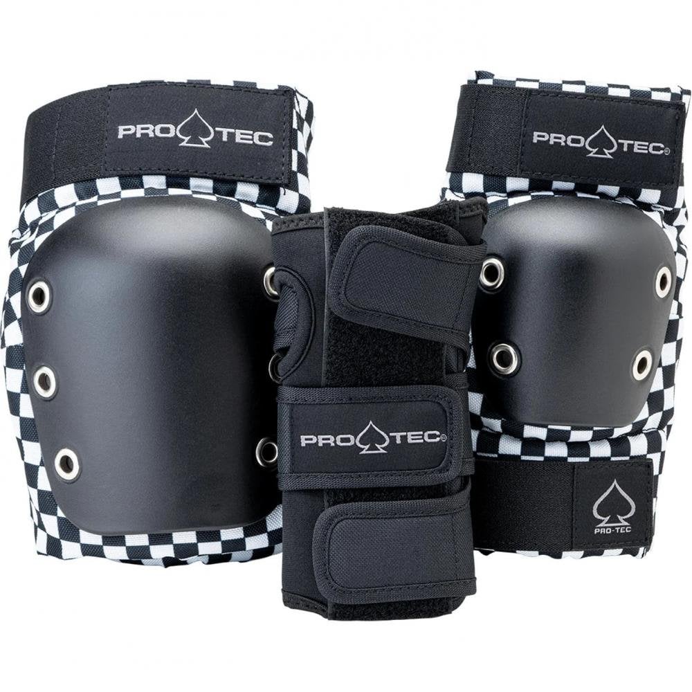 Pro-Tec Adult Street 3 Pack Open Back Pad Set