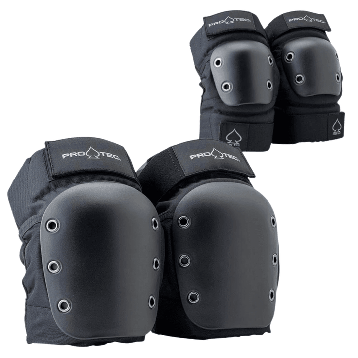 Pro-Tec Adult Street Knee/Elbow Open Back Pad Set